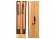 Bamboo pen and pencil set