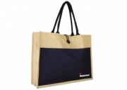 Jute Bag with cotton pocket